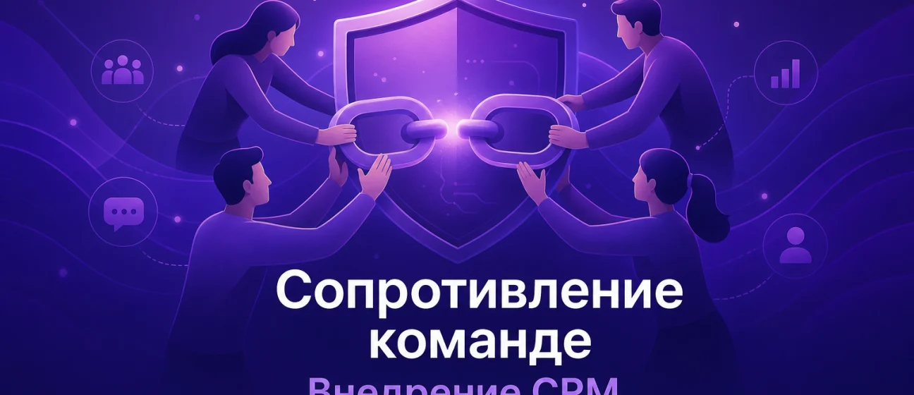 Сопротивление команды внедрению CRM: рабочие приёмы руководителя