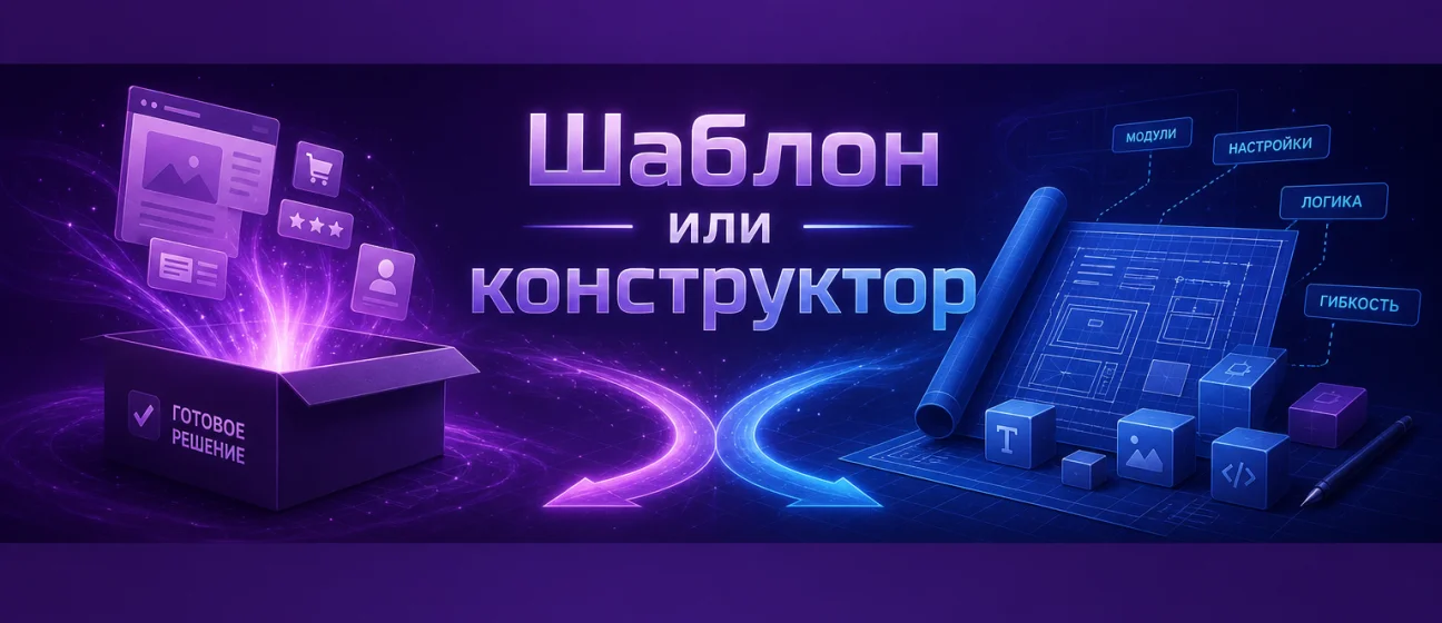 Отраслевой шаблон из магазина или конструктор: как выбрать