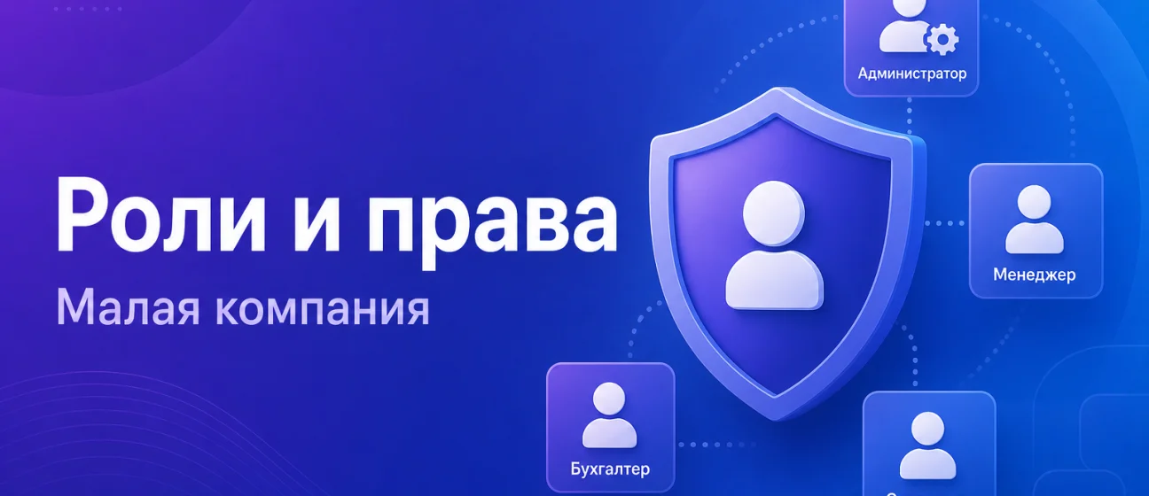 Роли и права доступа в учётной системе малой компании